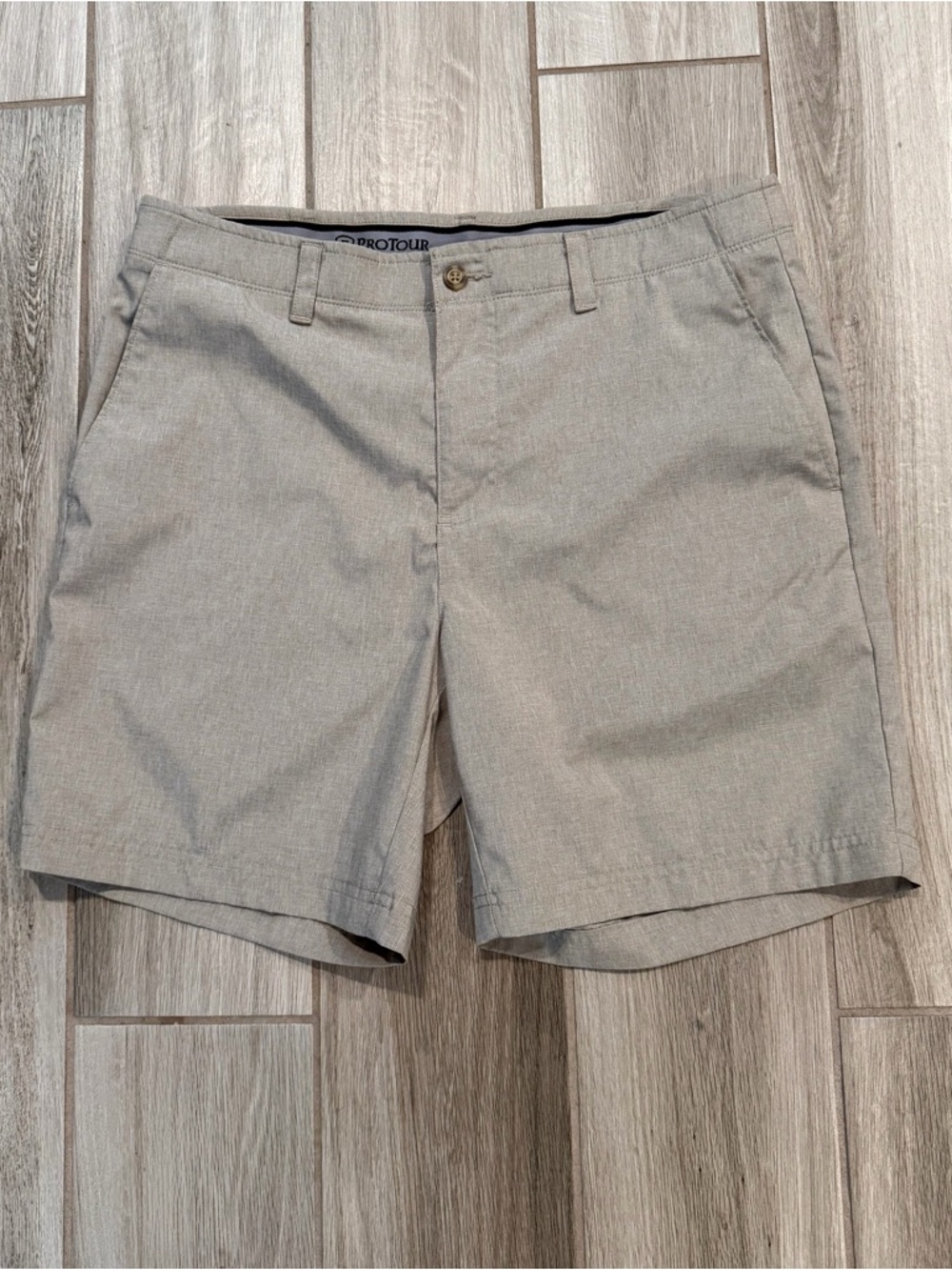 Men’s 7 Inch Active Waist Flat Front Shorts